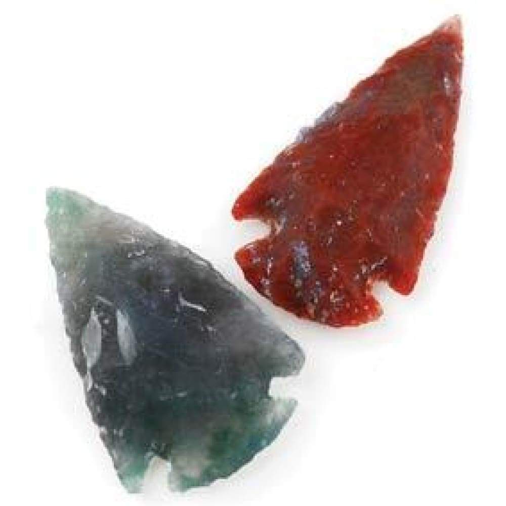 1-2" Jasper Carved Arrowhead - Magick Magick.com