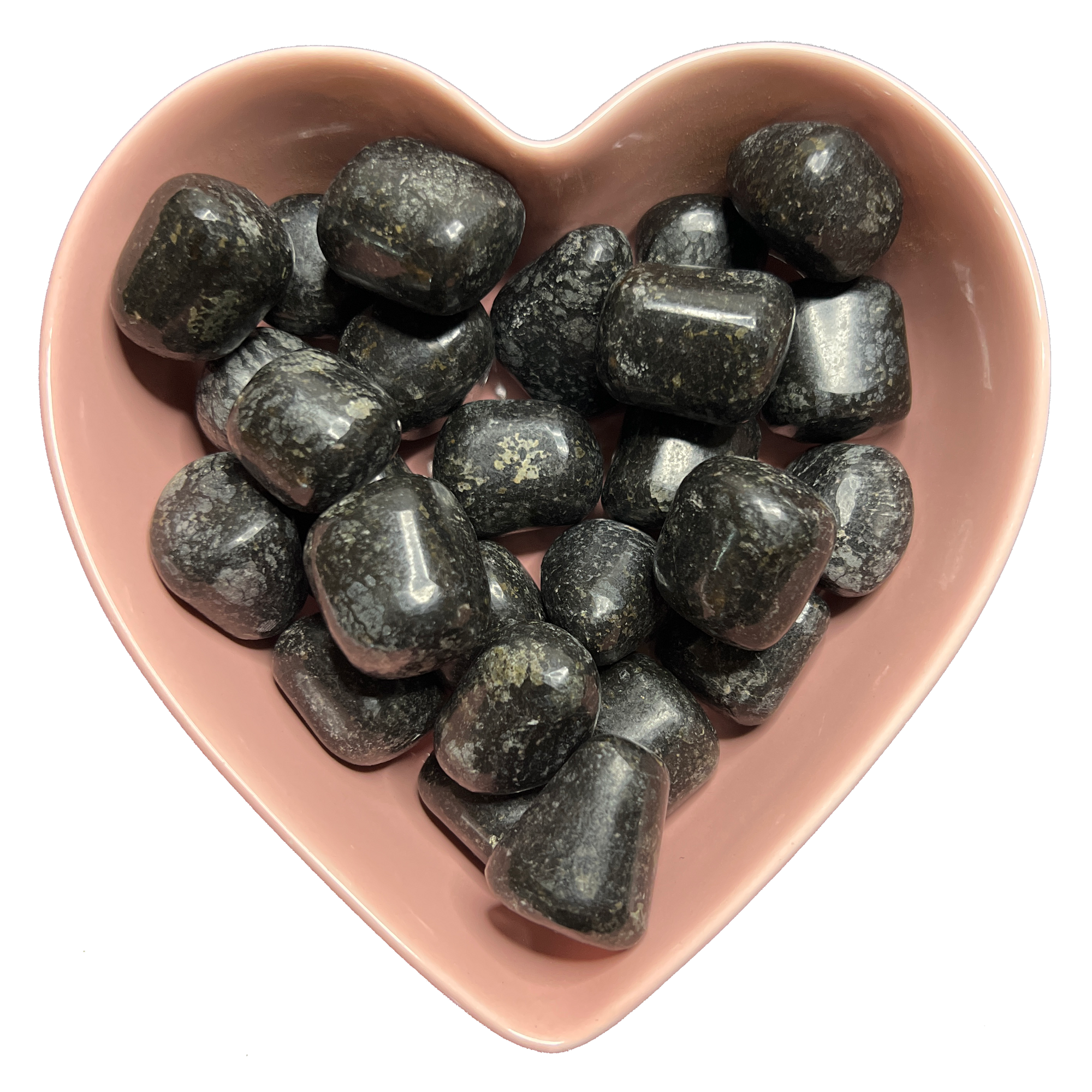 Black Galaxy Jasper Tumbled Stone Natural Gemstone - One Stone - Magick Magick.com