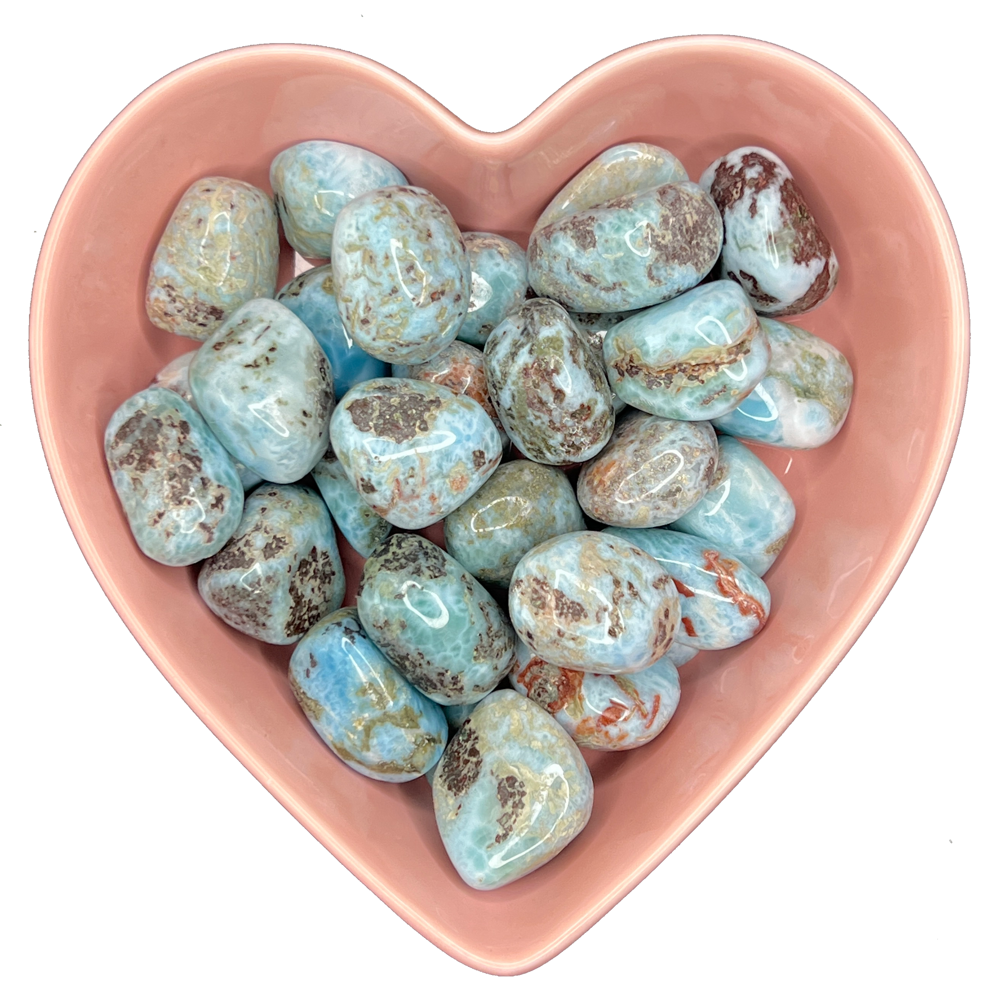 Larimar Tumbled Stone Natural Gemstone - One Stone - Magick Magick.com