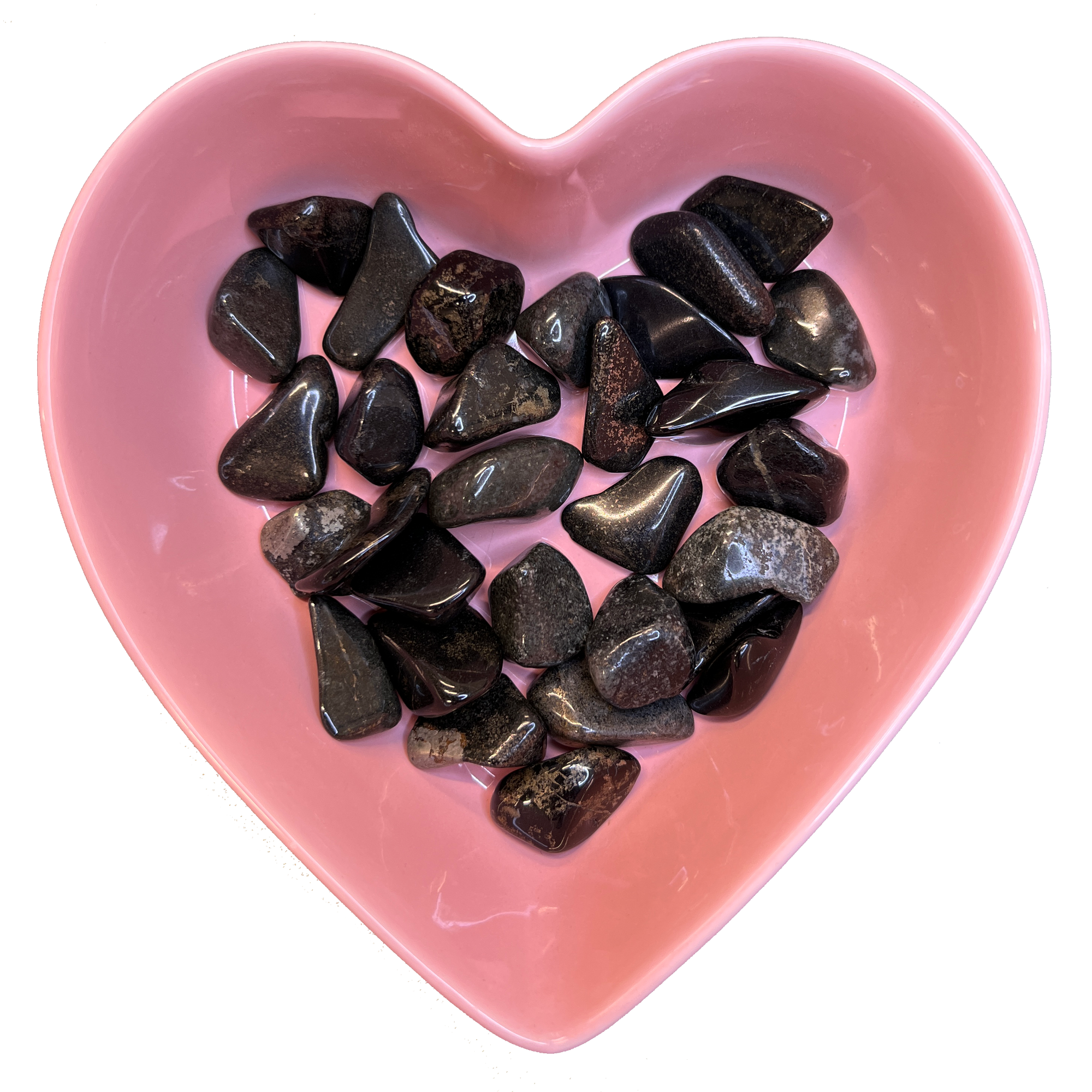 Midnight Lemurian Jade Tumbled Stone Natural Gemstone - One Stone - Magick Magick.com