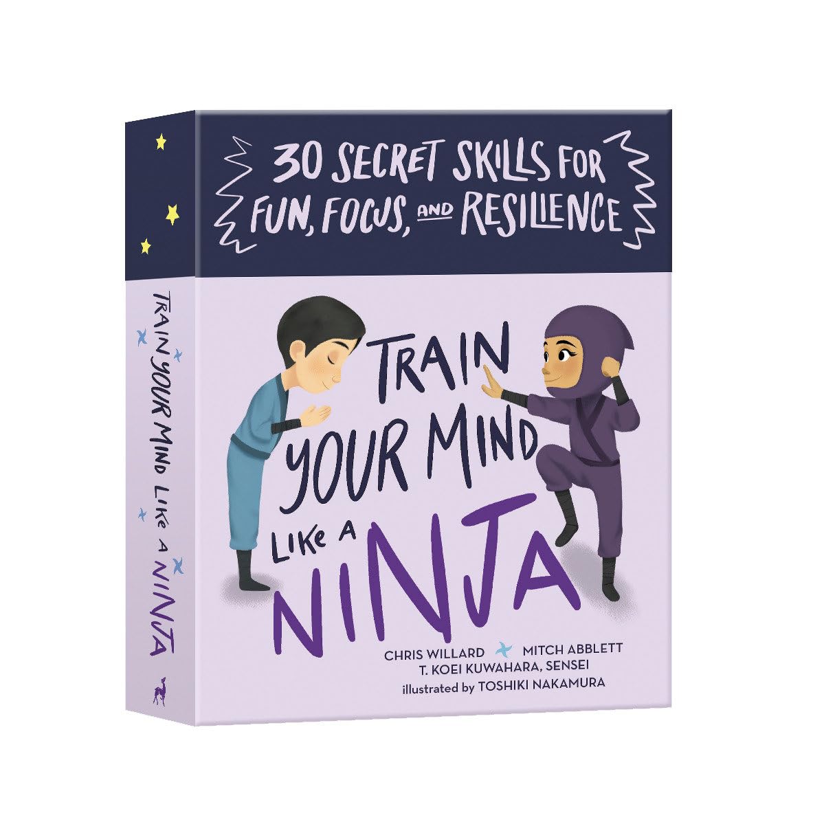 Train Your Mind Like a Ninja Cards: 30 Secret Skills for Fun, Focus, and Resilience by Mitch Abblett, Christopher Willard, T. Koei Kuwahara, Sensei, Toshiki Nakamura - Magick Magick.com