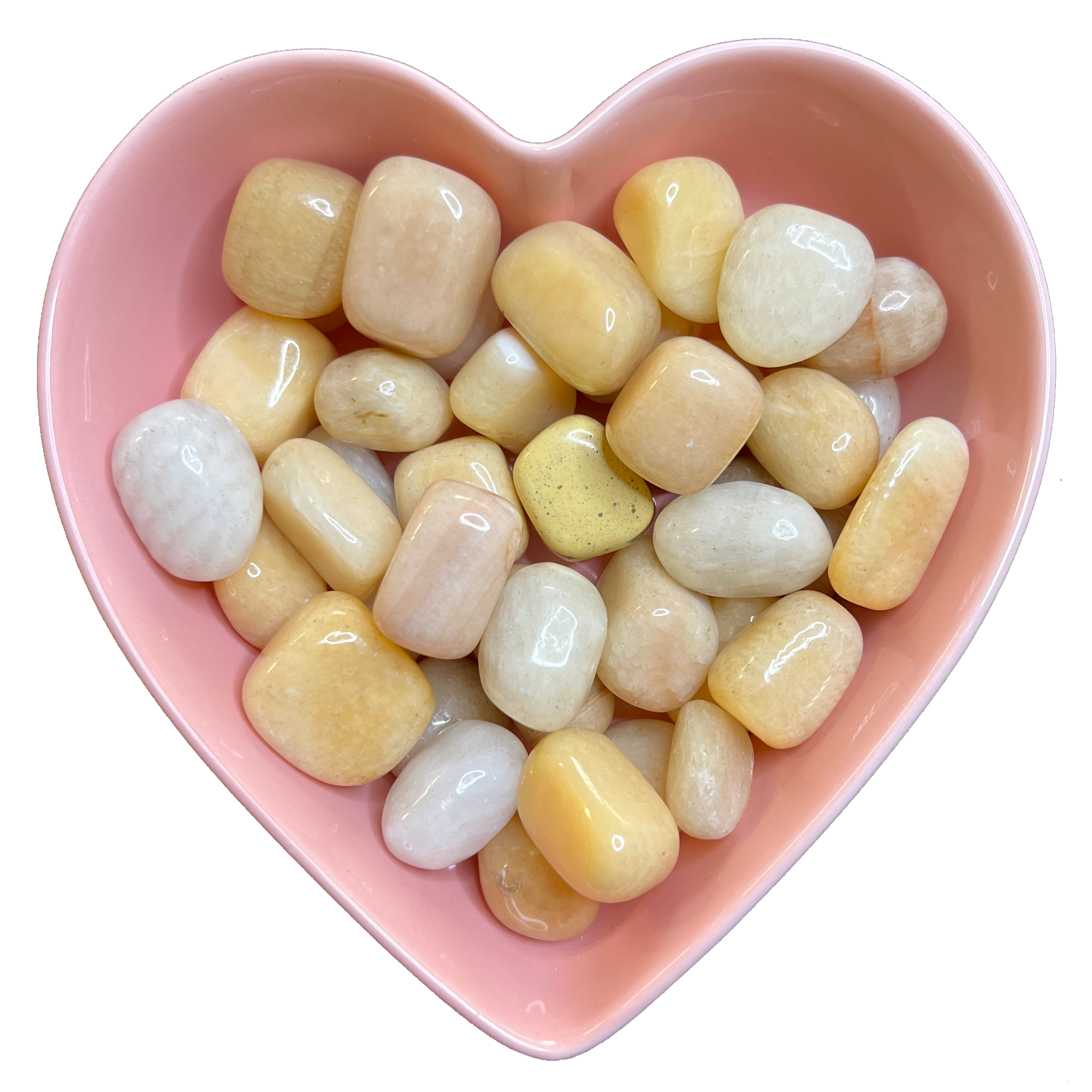 Yellow Calcite Tumbled Stone Natural Gemstone - One Stone - Magick Magick.com