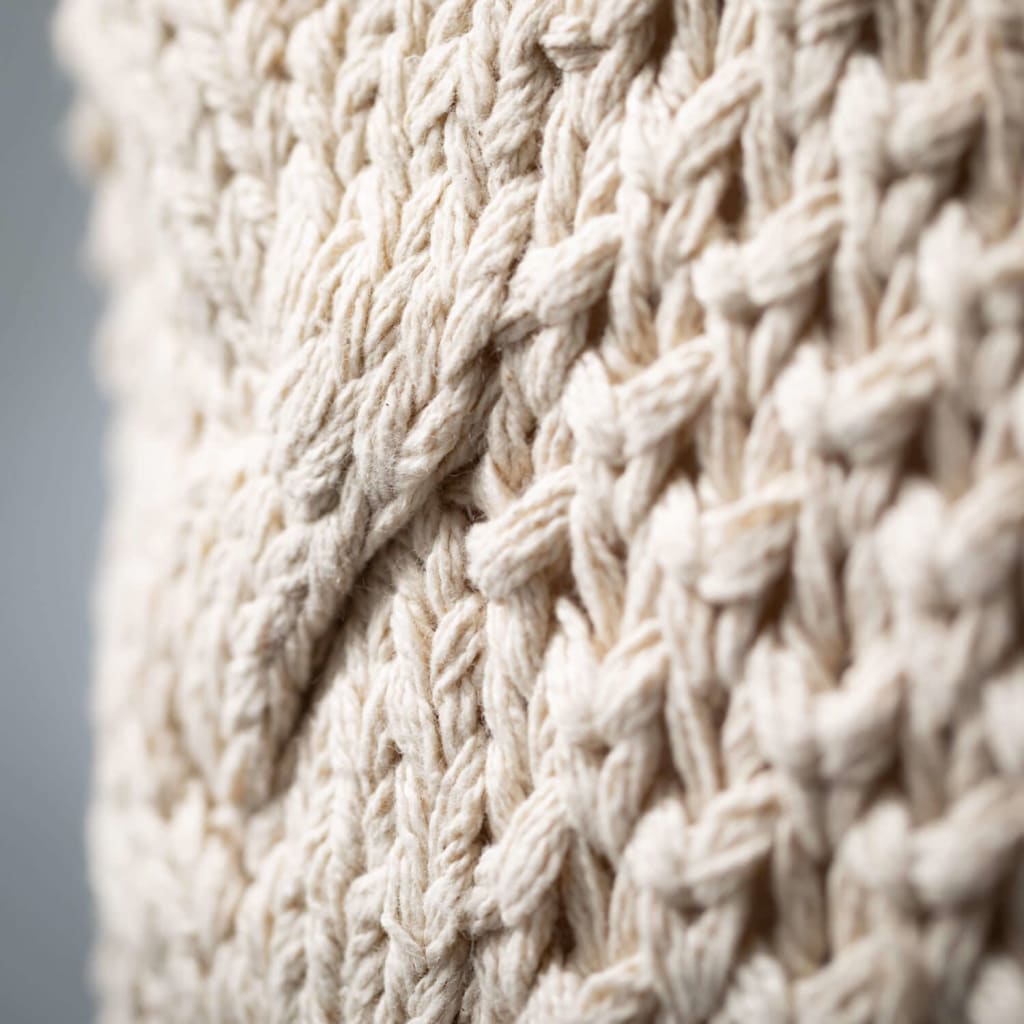 Ecru Cable Knit Pillow Christmas Decoration - Christmas -