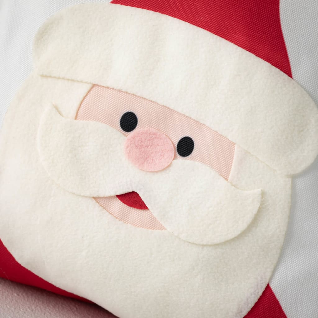 Fabric Santa Gift Bag With Tie Christmas Decoration -
