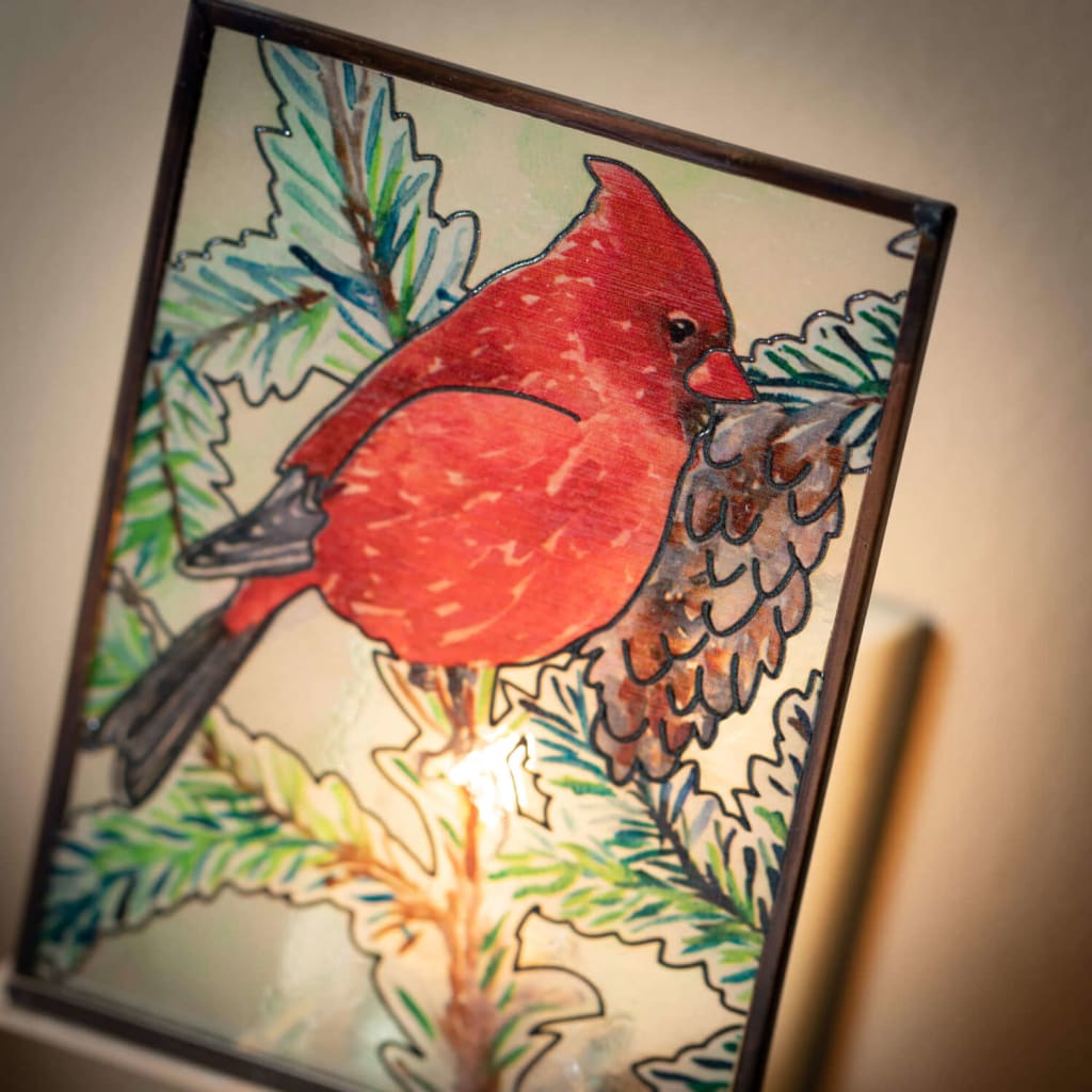 Cardinal Nightlight Christmas Decoration