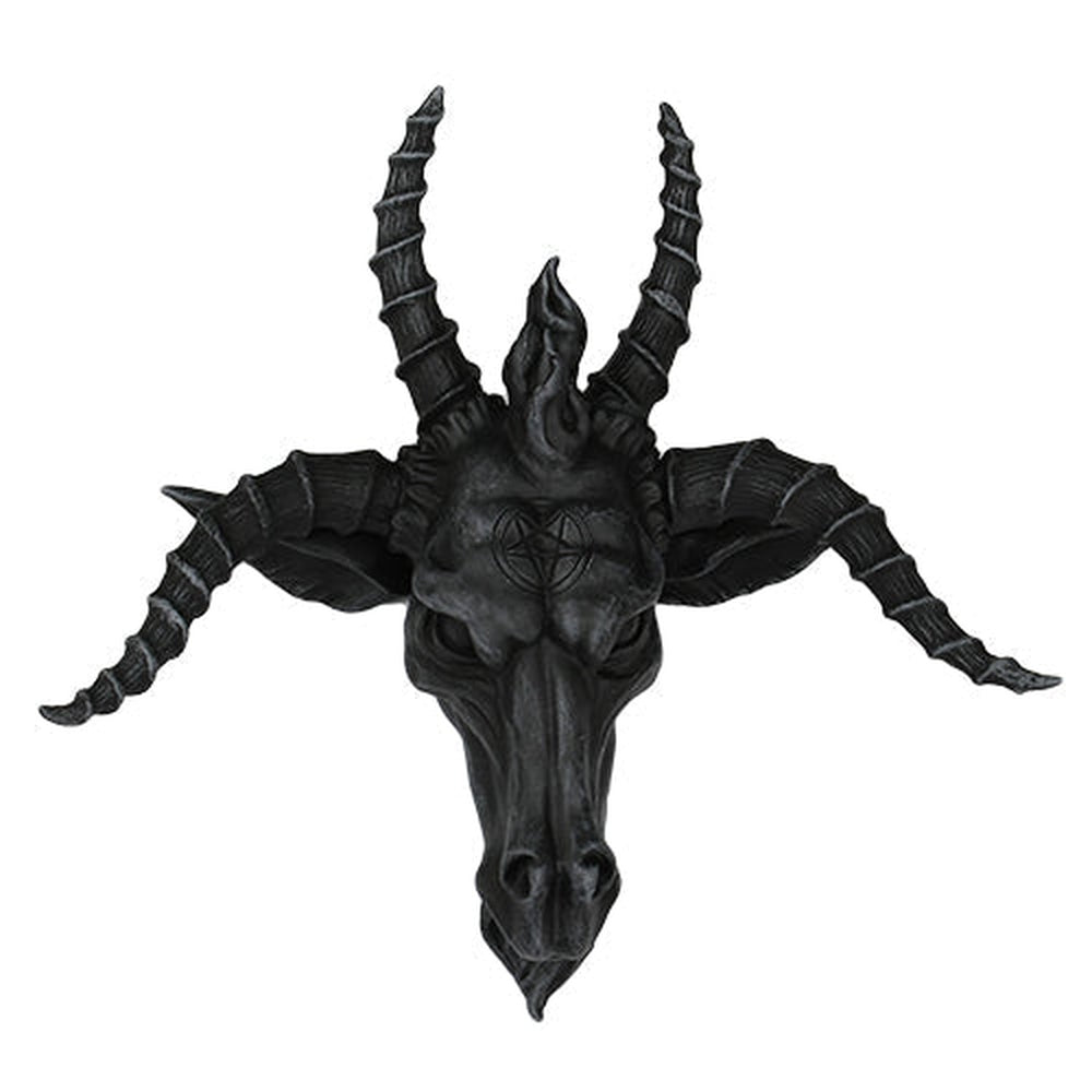 10" Baphomet Skull Statue - Magick Magick.com
