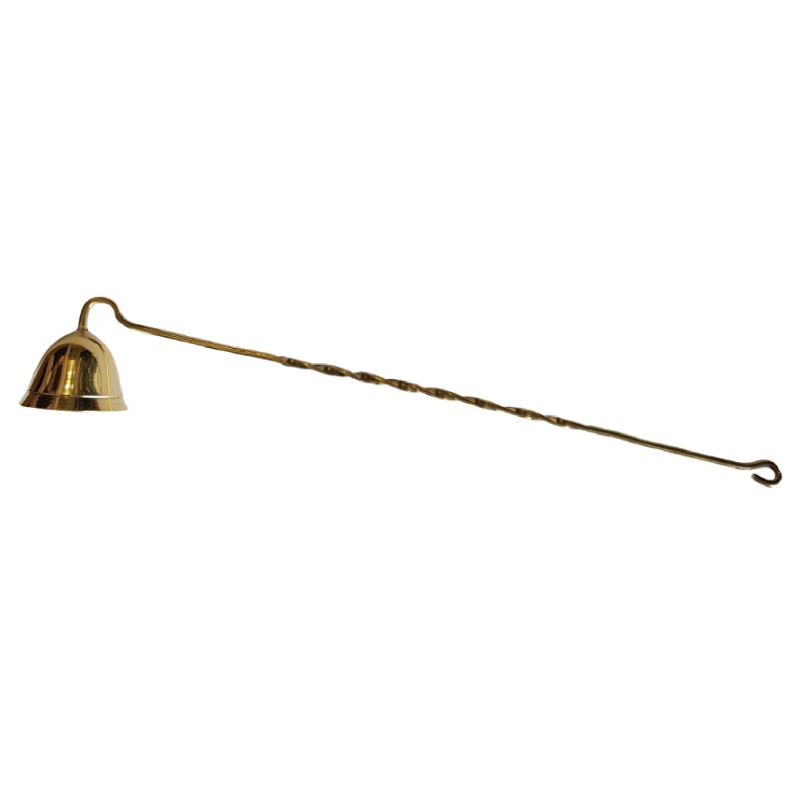 10" Solid Brass Twist Candle Snuffer - Magick Magick.com