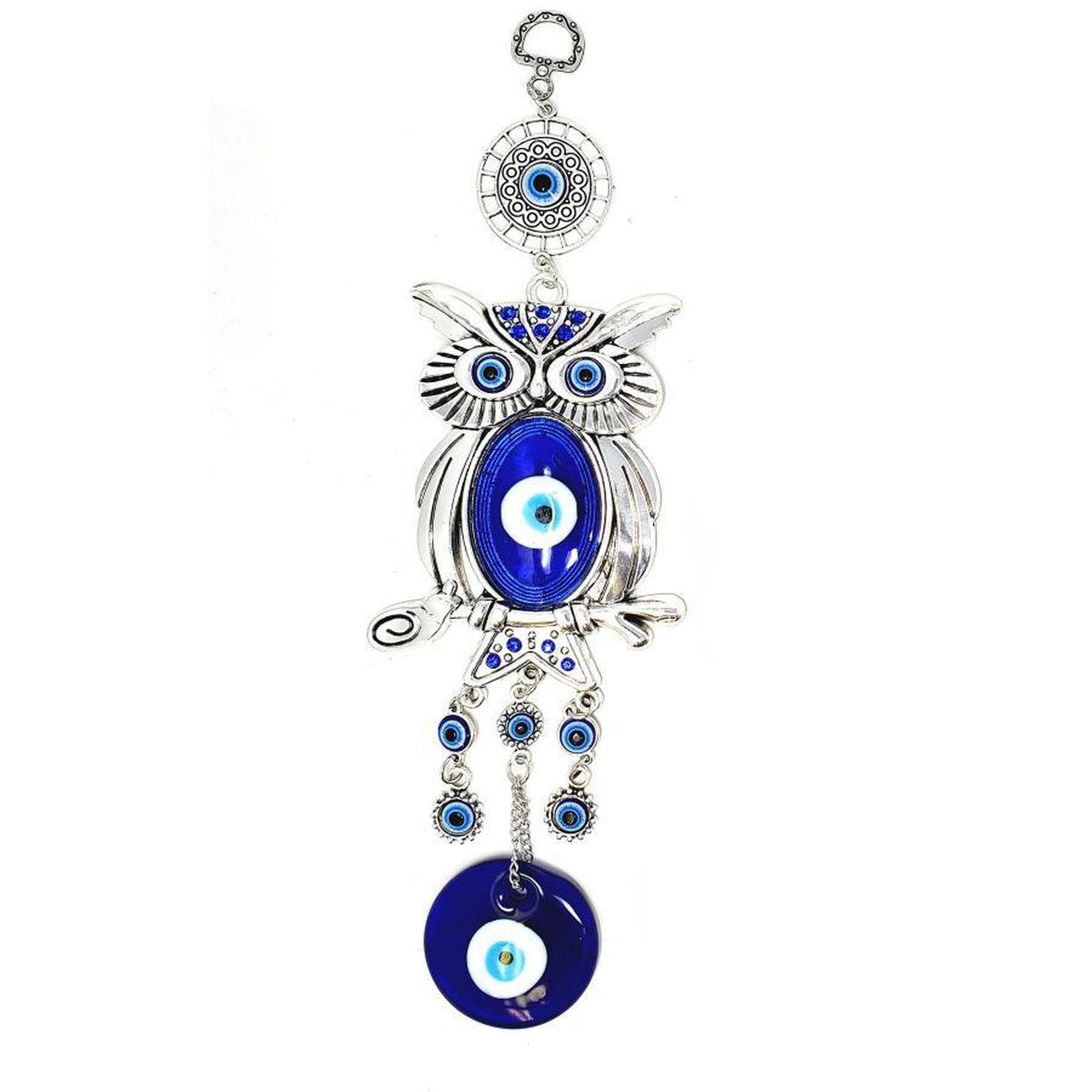 11" Evil Eye Talisman - Night Owl with Evil Eye - Magick Magick.com