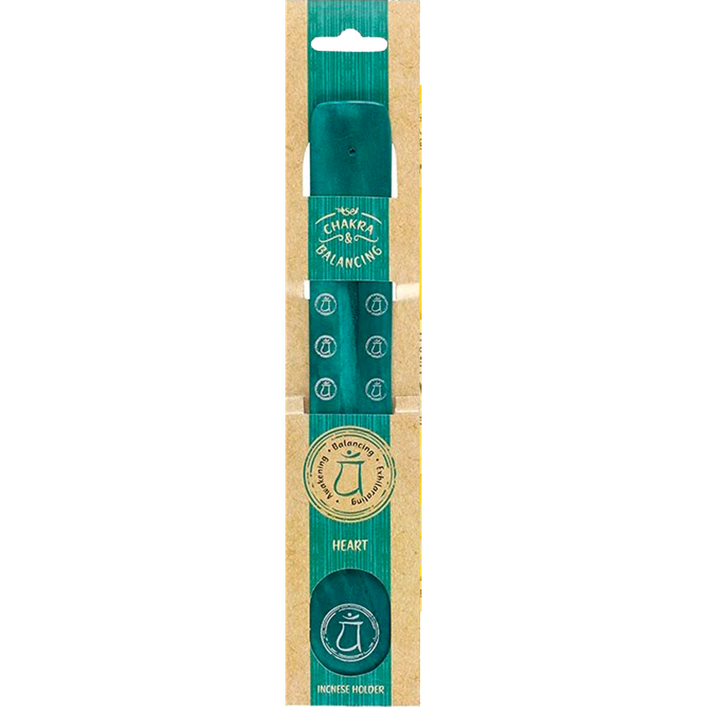 12" Chakra Incense Stick Holder - Heart - Magick Magick.com