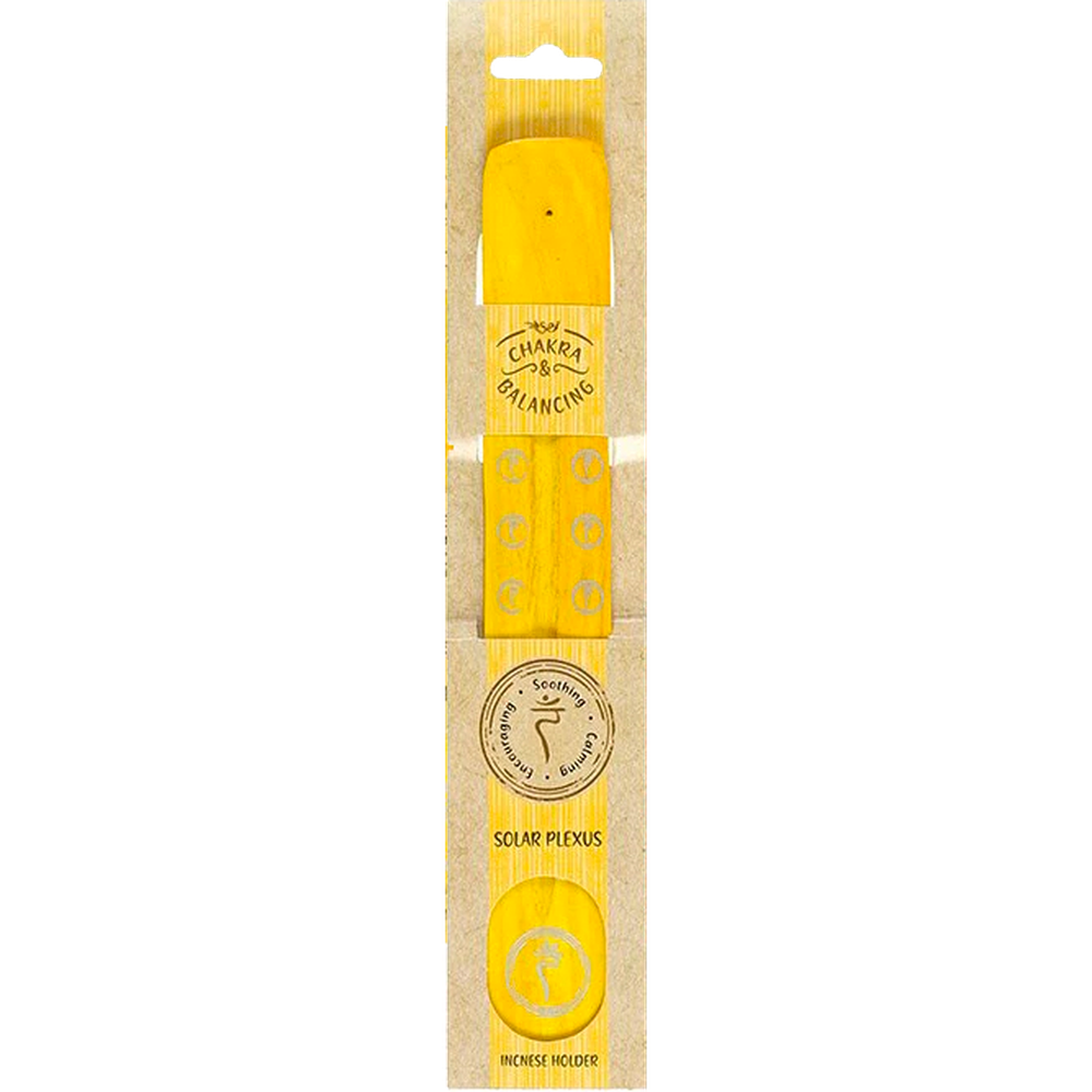 12" Chakra Incense Stick Holder - Solar Plexus - Magick Magick.com