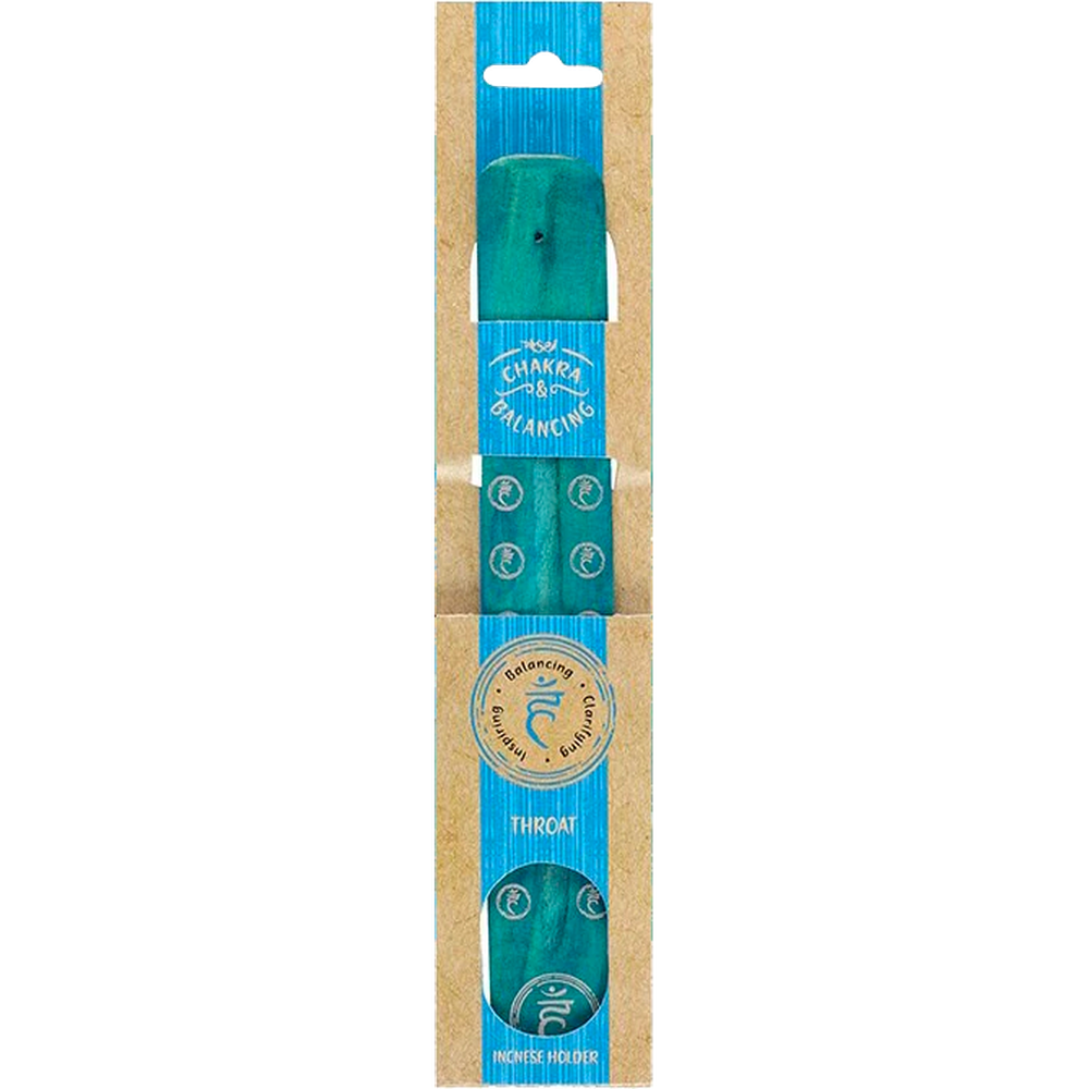 12" Chakra Incense Stick Holder - Throat - Magick Magick.com