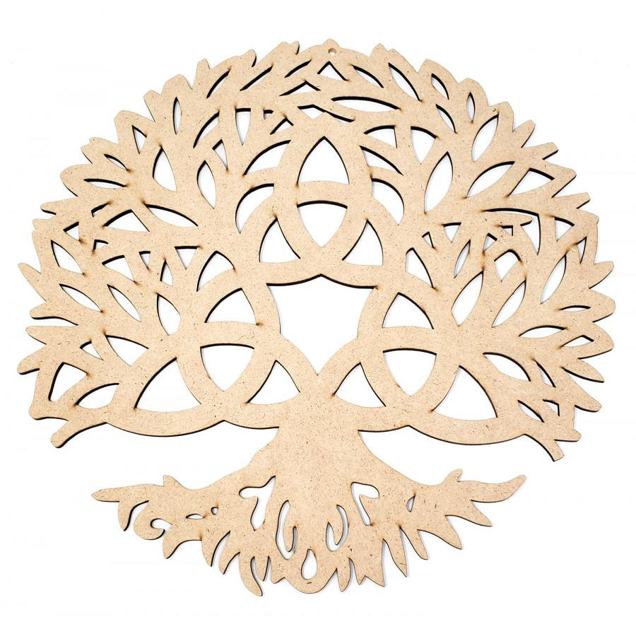 12" Hanging Decor DIY Coloring - Triquetra Tree of Life - Magick Magick.com