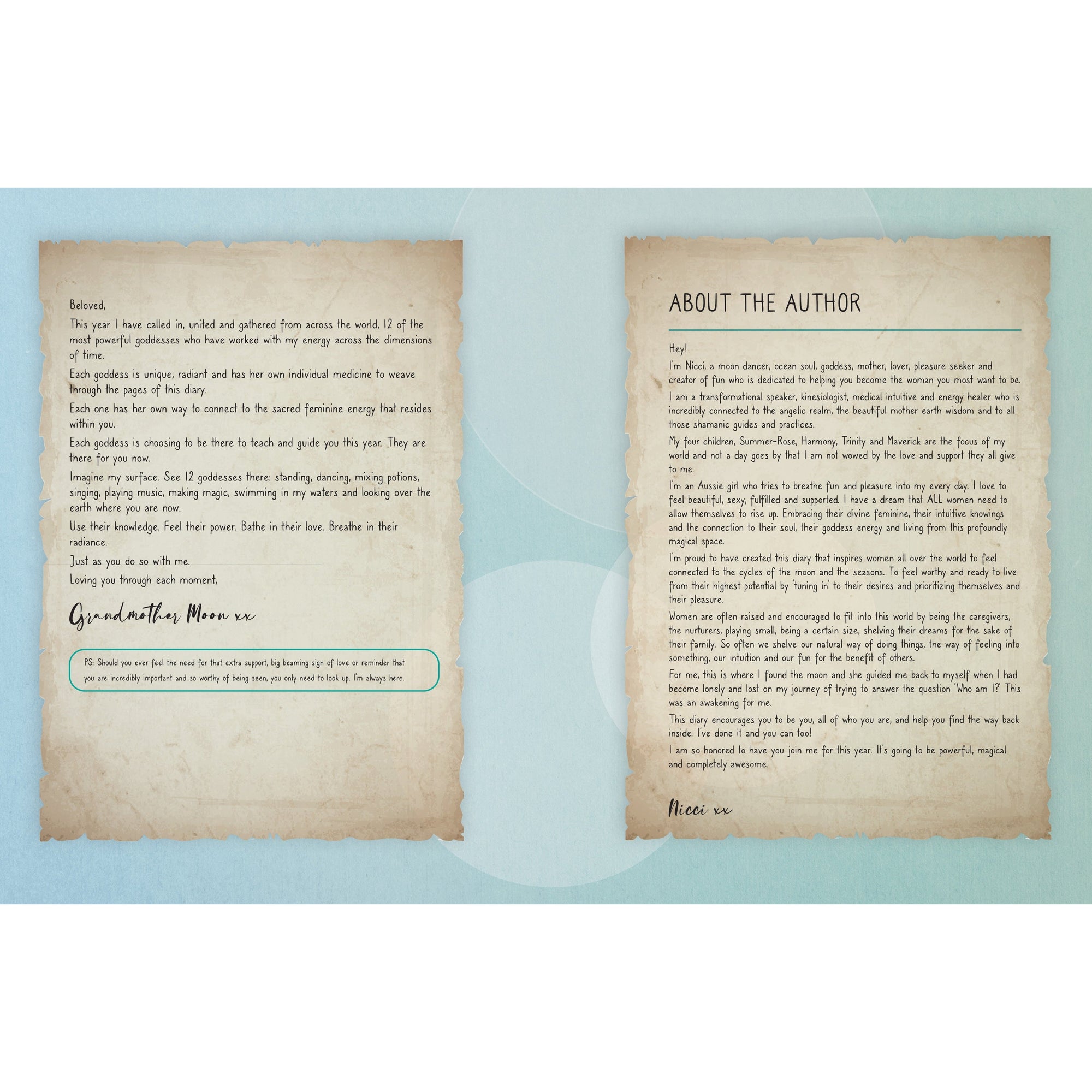 2024 Moon Goddess Diary – Northern Hemisphere by Nicci Garaicoa - Magick Magick.com