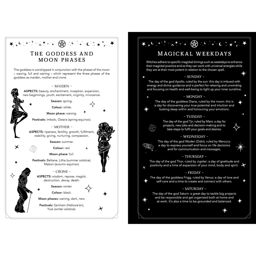 2024 Witch's Diary – Northern Hemisphere by Barbara Meiklejohn-Free, Flavia Kate Peters - Magick Magick.com
