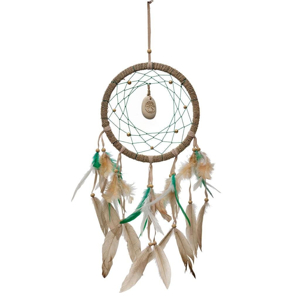 25" Dream Catcher - Natural River Stone - Tree of Life - Magick Magick.com