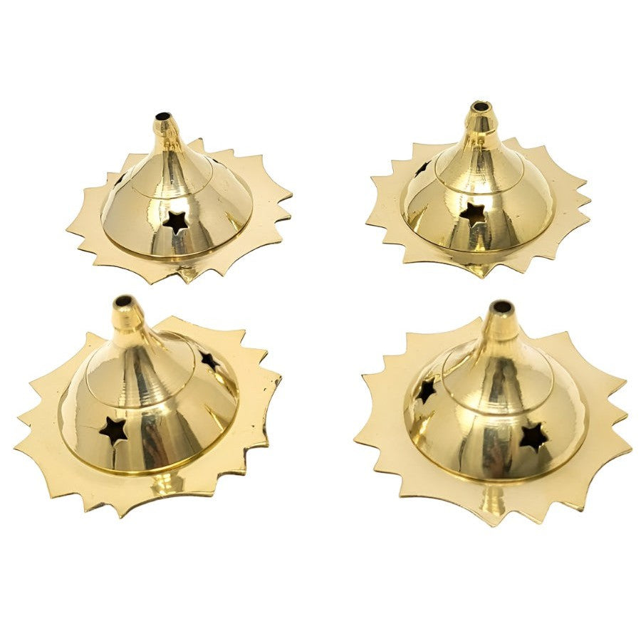 2.5" Brass Cone Charcoal Burner - Magick Magick.com