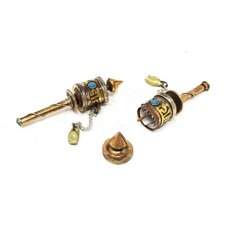 2.5" Mini Tibetan Prayer Wheel - Magick Magick.com