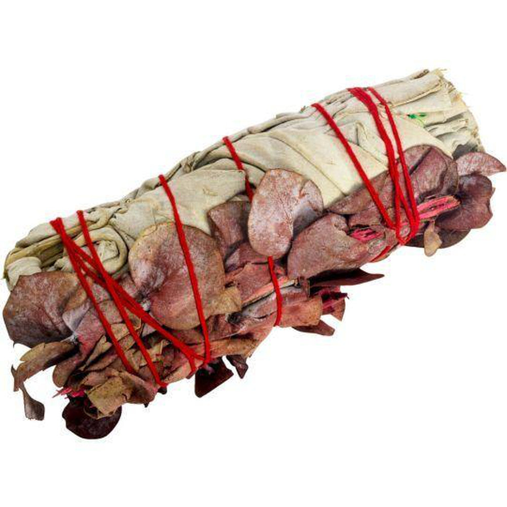 4" White & Red Sage Smudge Stick - Magick Magick.com