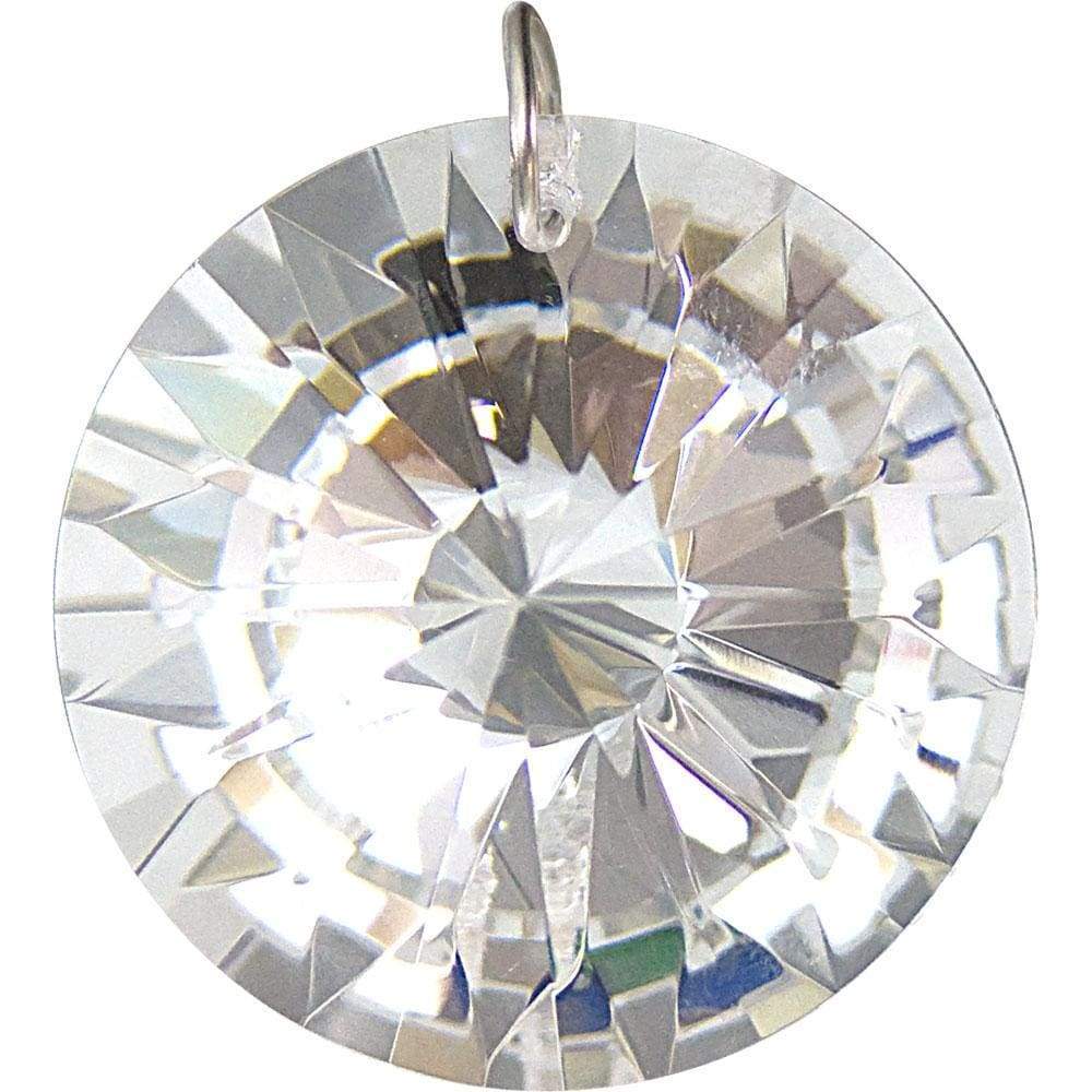 40 mm Prism Crystal - Faceted Disc CL - Magick Magick.com