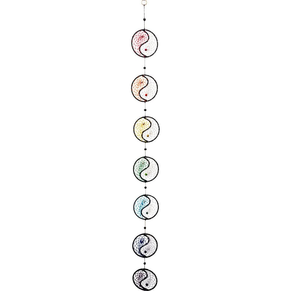 45" Dream Catcher - Chakra Yin-Yang - Magick Magick.com