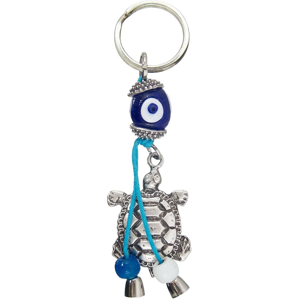 4.5" Evil Eye Talisman Key Ring - Turtle - Magick Magick.com