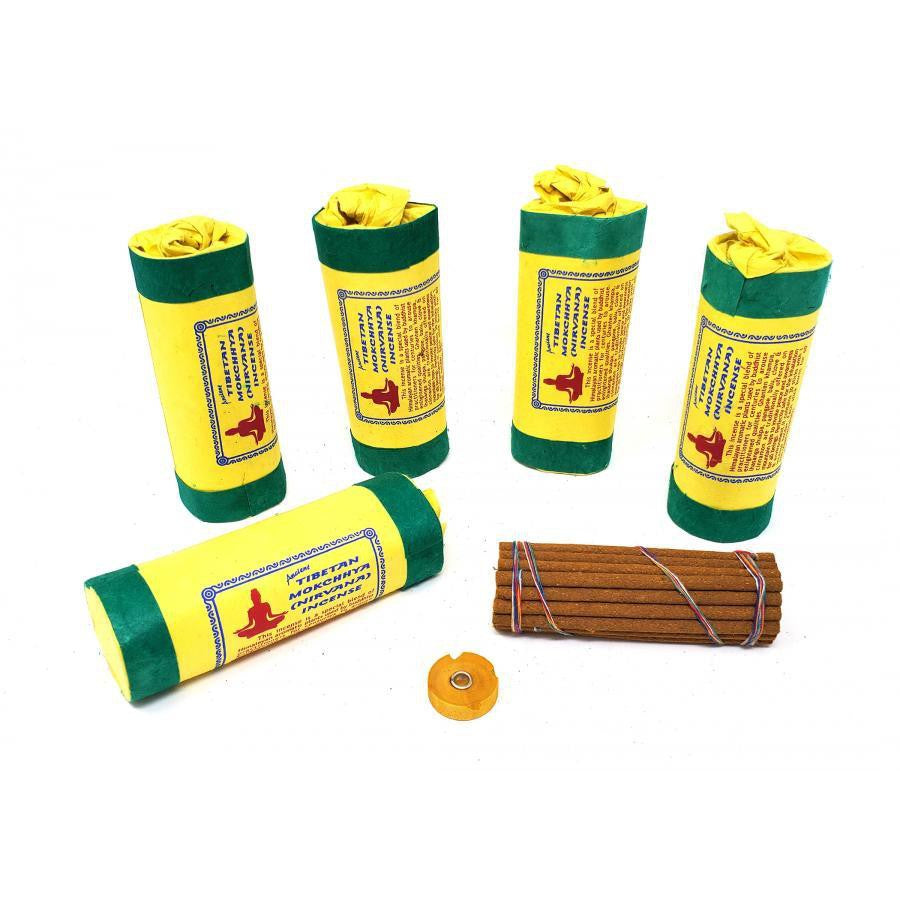 4.5" Tibetan Incense Dhoop - Nirvana (5 Packs of 30 Sticks) - Magick Magick.com