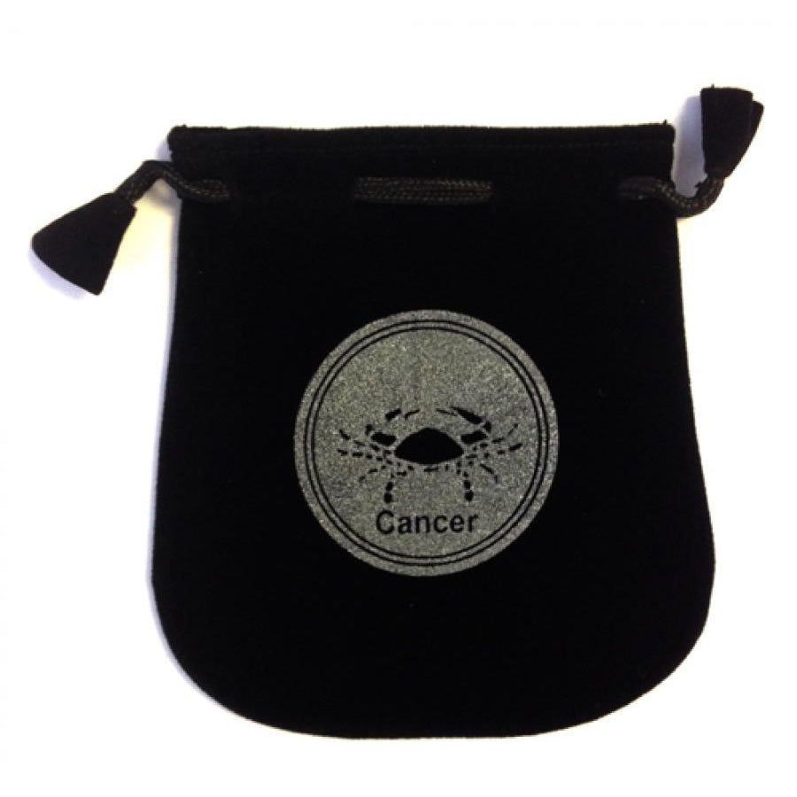 5" Astrology Sign Velvet Bag - Cancer - Magick Magick.com