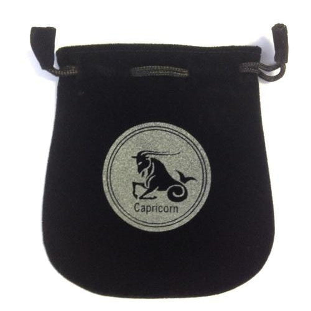 5" Astrology Sign Velvet Bag - Capricorn - Magick Magick.com