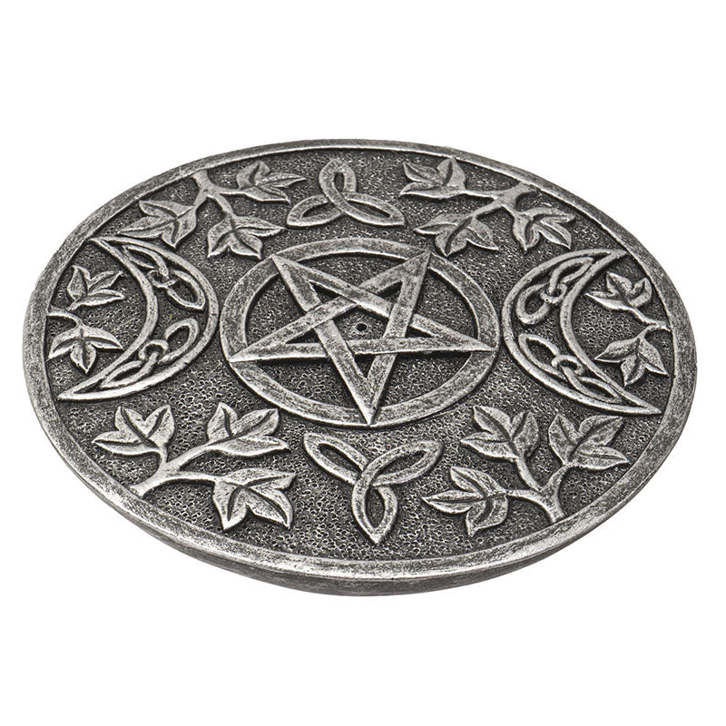 5" Triple Moon Stick Incense Burner - Magick Magick.com