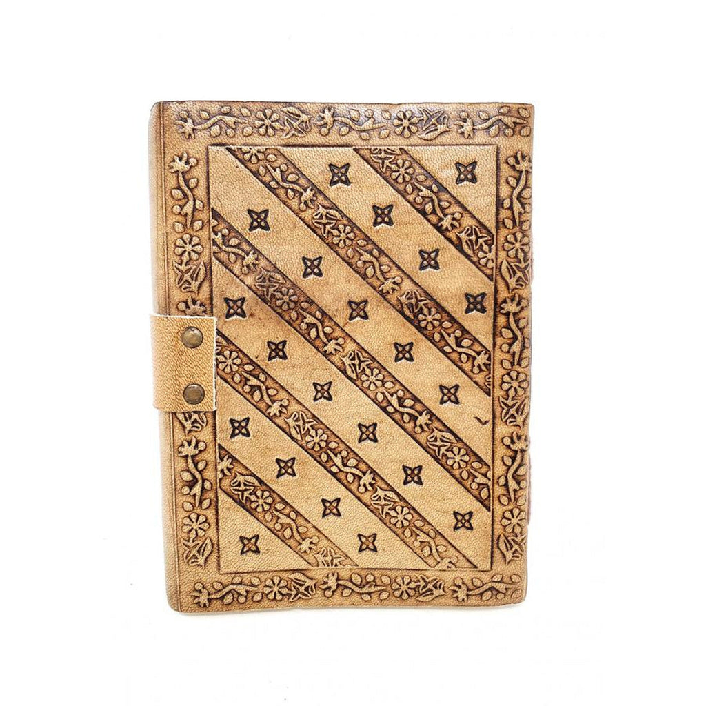 5" x 7" Unicorn Embossed Leather Journal with Latch - Magick Magick.com