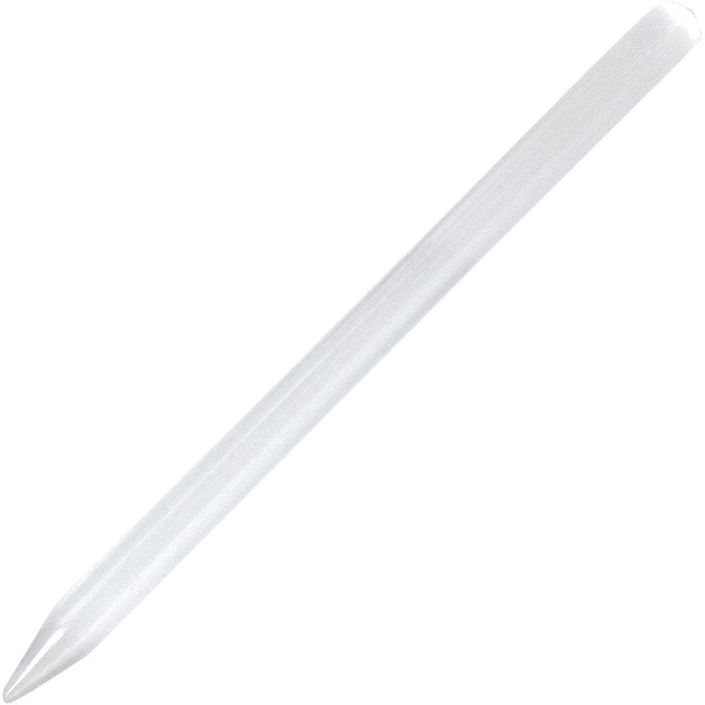 5.5" Selenite Reflexology Massage Wand - Magick Magick.com