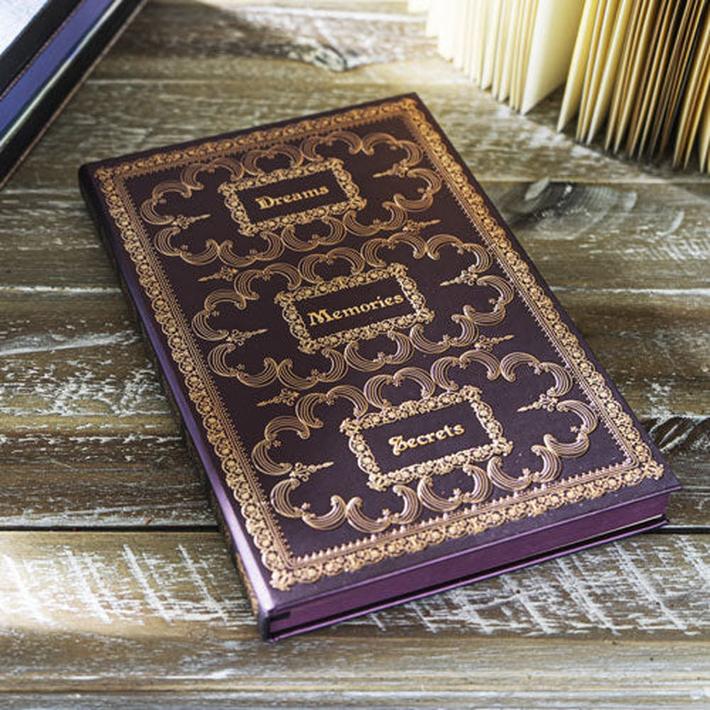 5.5" x 8.25" Hardcover Journal - Embossed Dreams, Memories, Secrets - Magick Magick.com