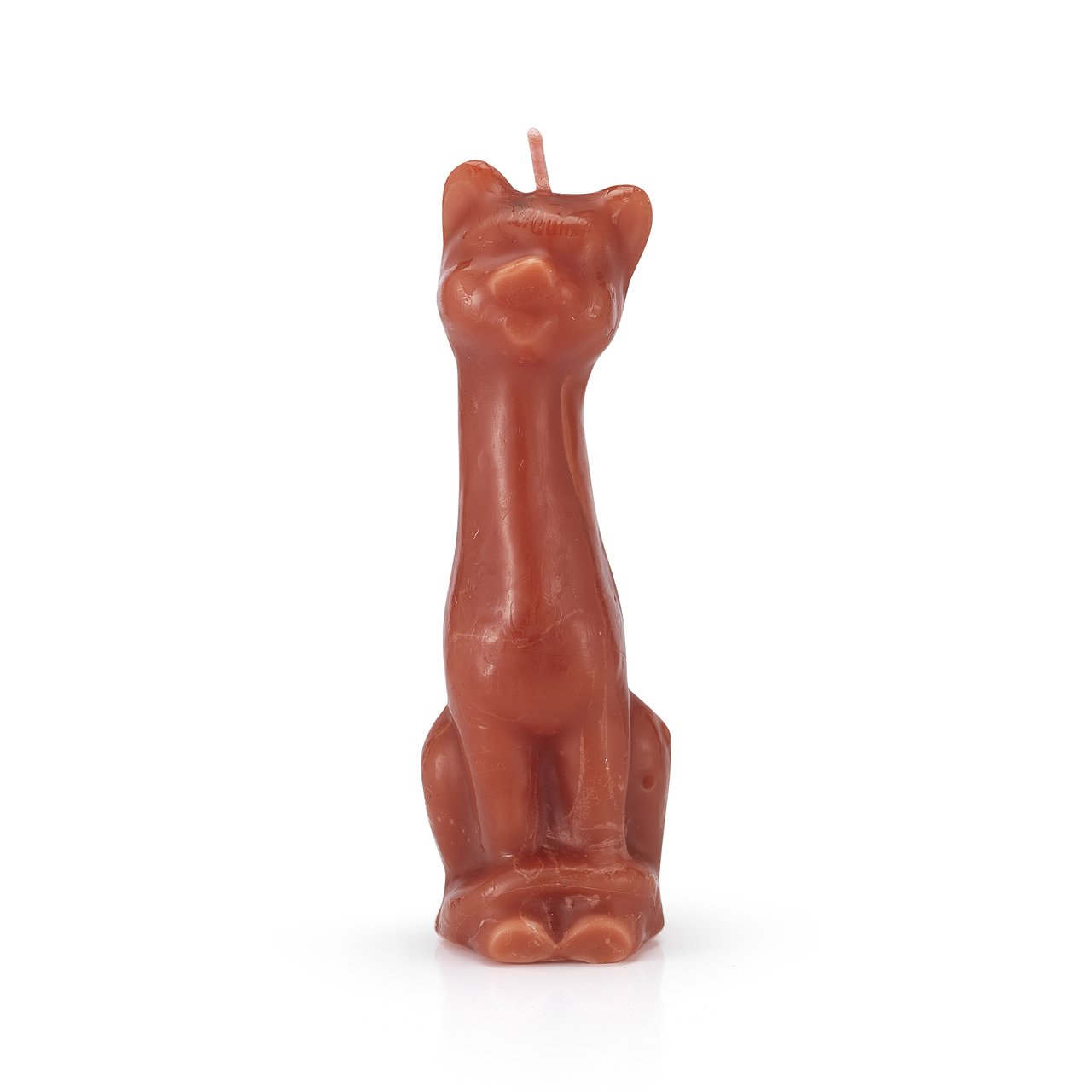 6" Cat Candle - Red - Magick Magick.com