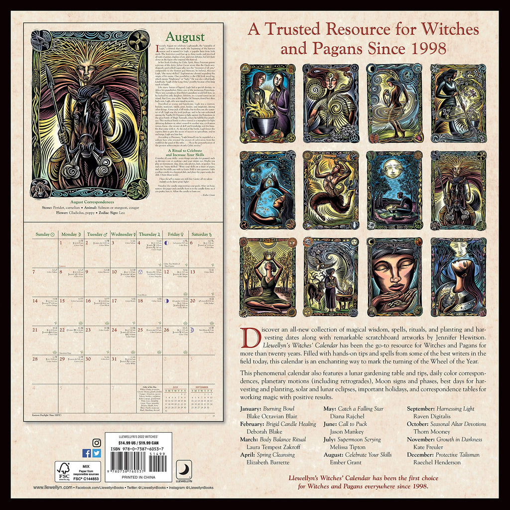 Llewellyn's 2022 Witches' Calendar by Llewellyn
