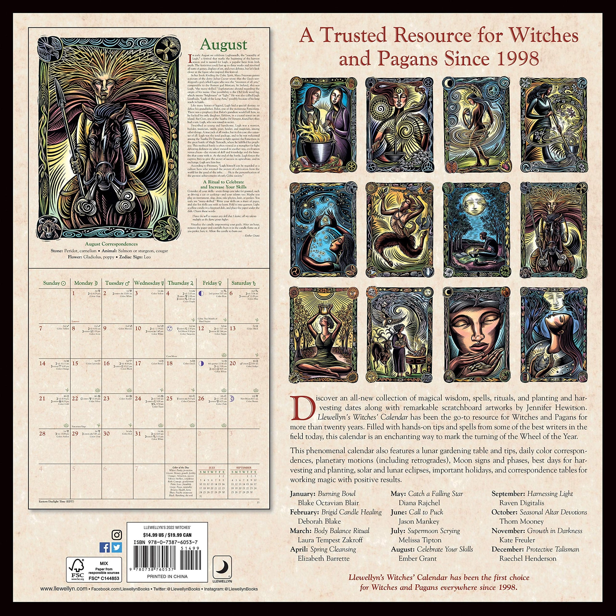 Llewellyn's 2022 Witches' Calendar by Llewellyn