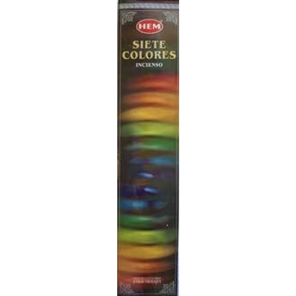 7 Chakra HEM Incense Stick 35 Pack - Magick Magick.com