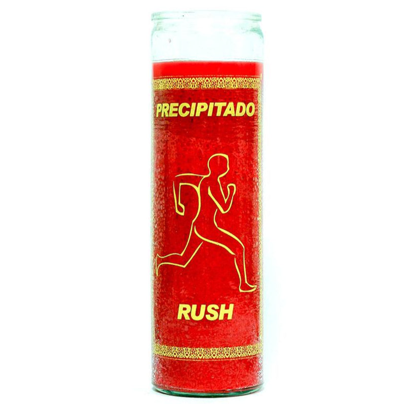 7 Day Glass Candle Rush - Red - Magick Magick.com