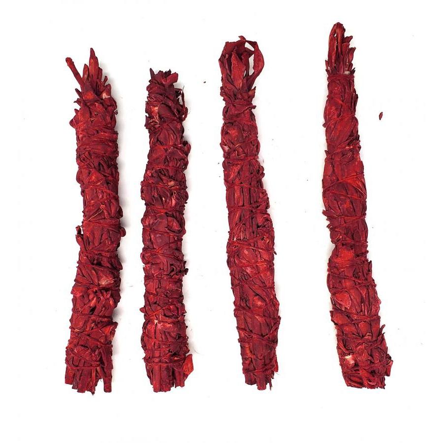 7" Dragons Blood & White Sage Smudge Wand - Magick Magick.com