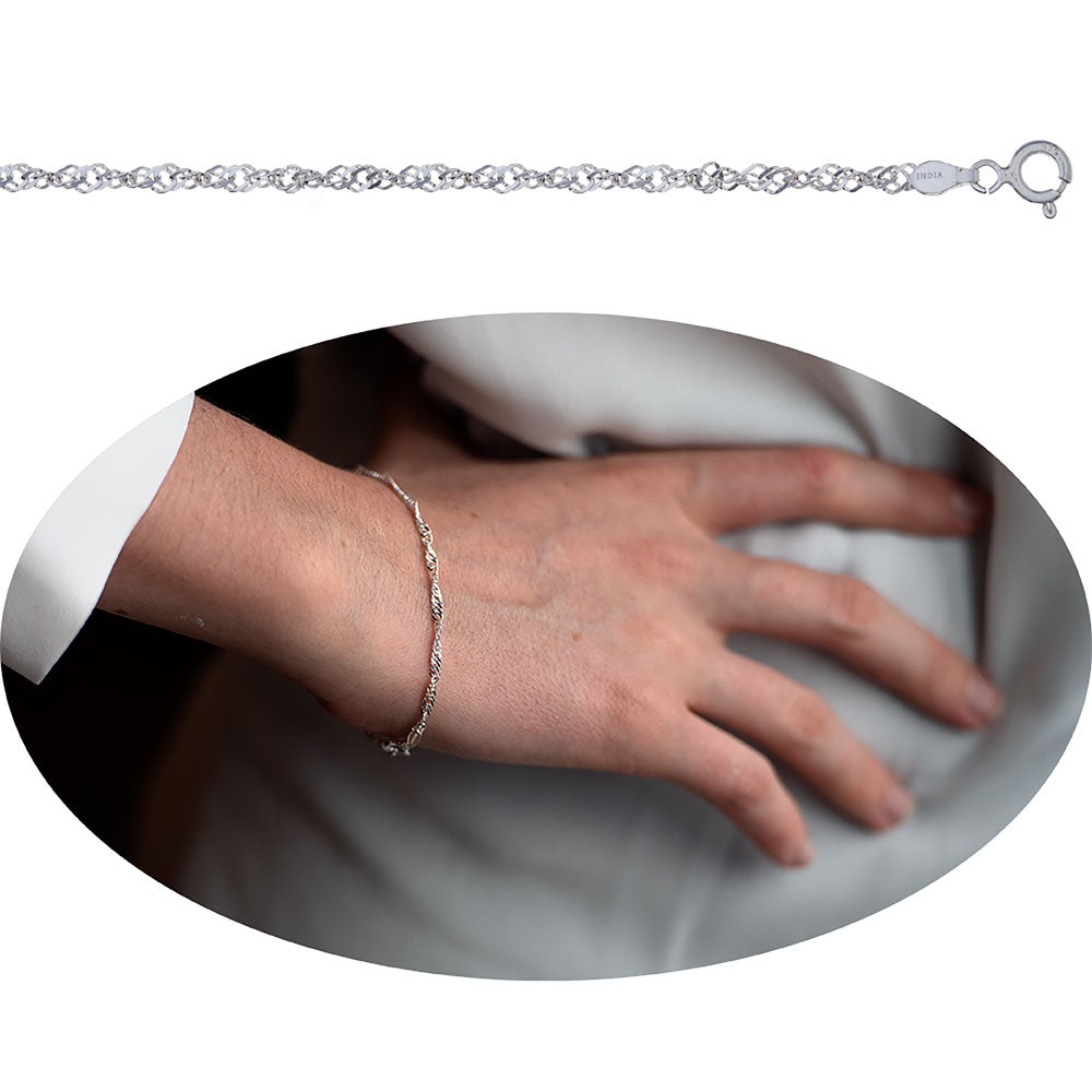 7" Sterling Silver Bracelet - Magick Magick.com