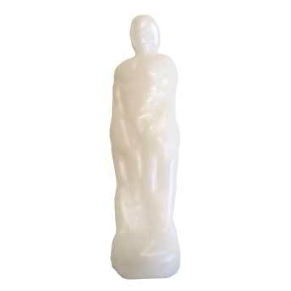 8" Male Candle - White - Magick Magick.com