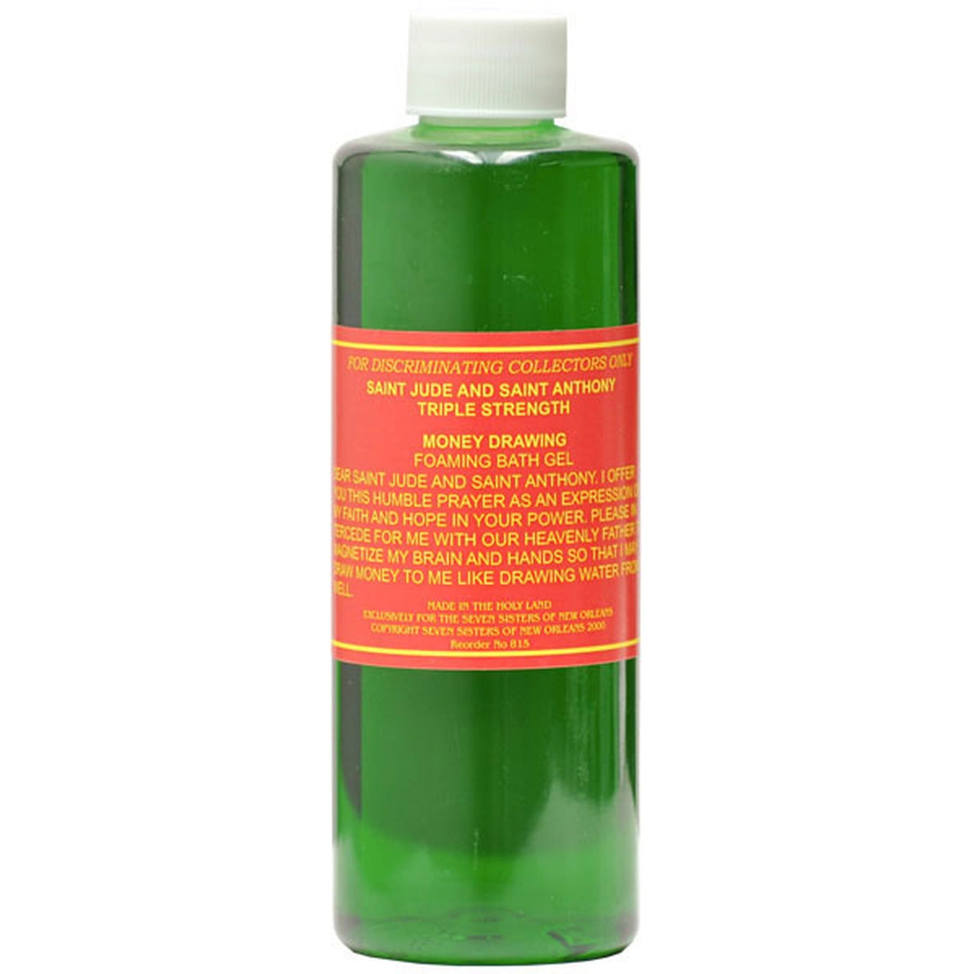 8 oz Bath Gel 7 Sisters Of New Orleans Money Drawing - St. Jude / St. Anthony - Magick Magick.com