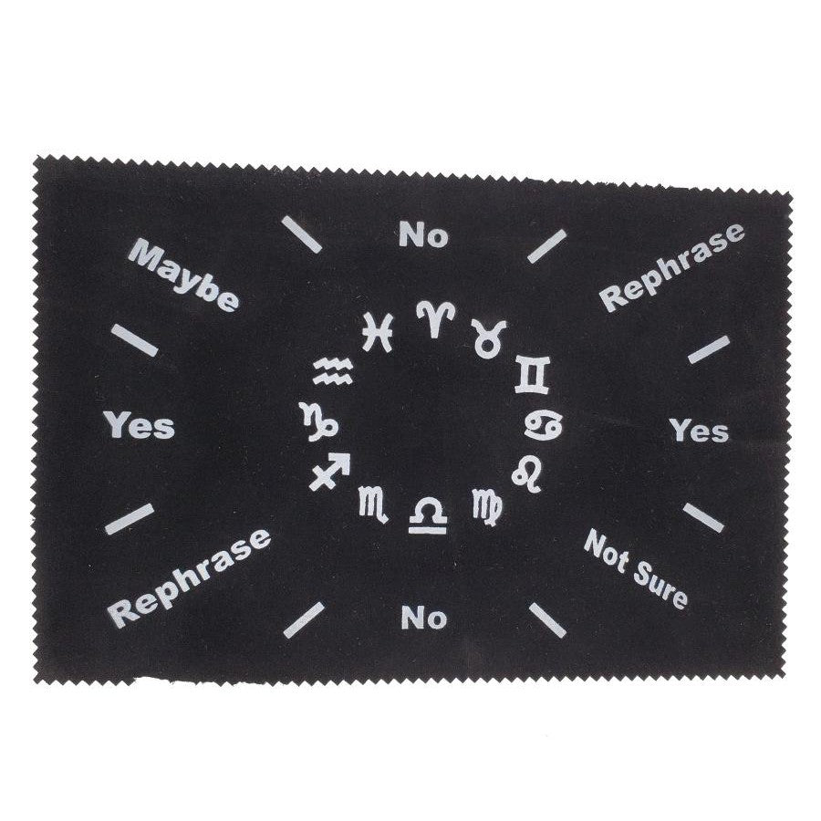 8" x 12" Zodiac Pendulum Mat - Magick Magick.com