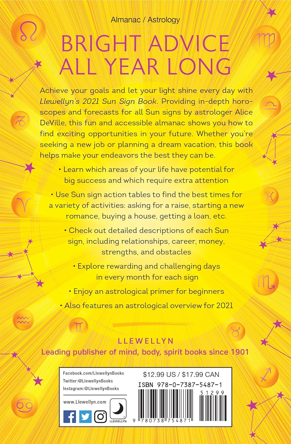 Llewellyn's 2021 Sun Sign Book by Llewellyn
