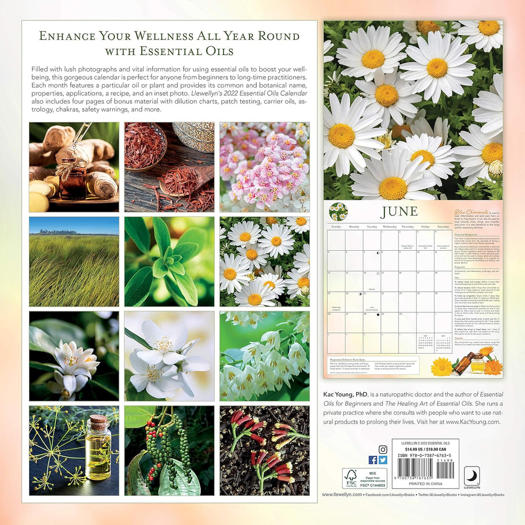 Llewellyn's 2022 Essential Oils Calendar by Llewellyn