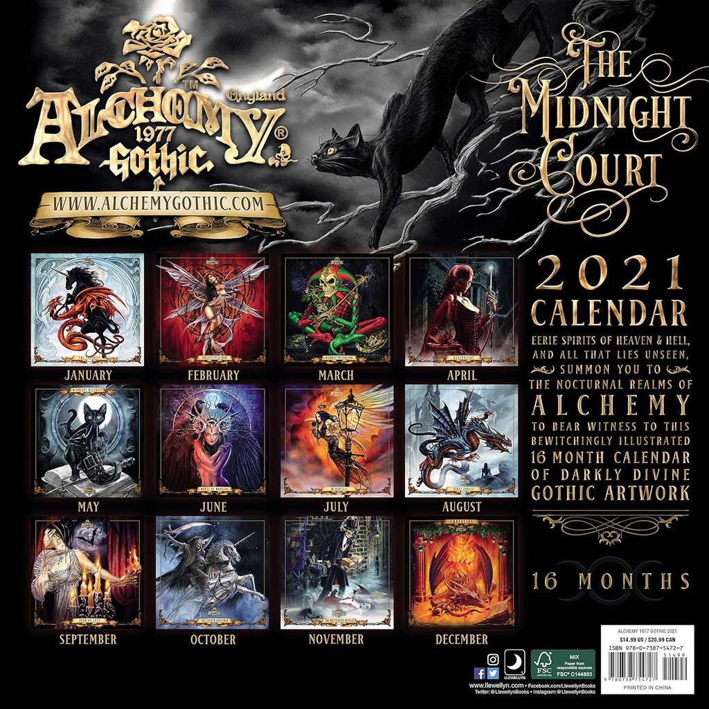 Alchemy 1977 Gothic 2021 Calendar by Alchemy 1977