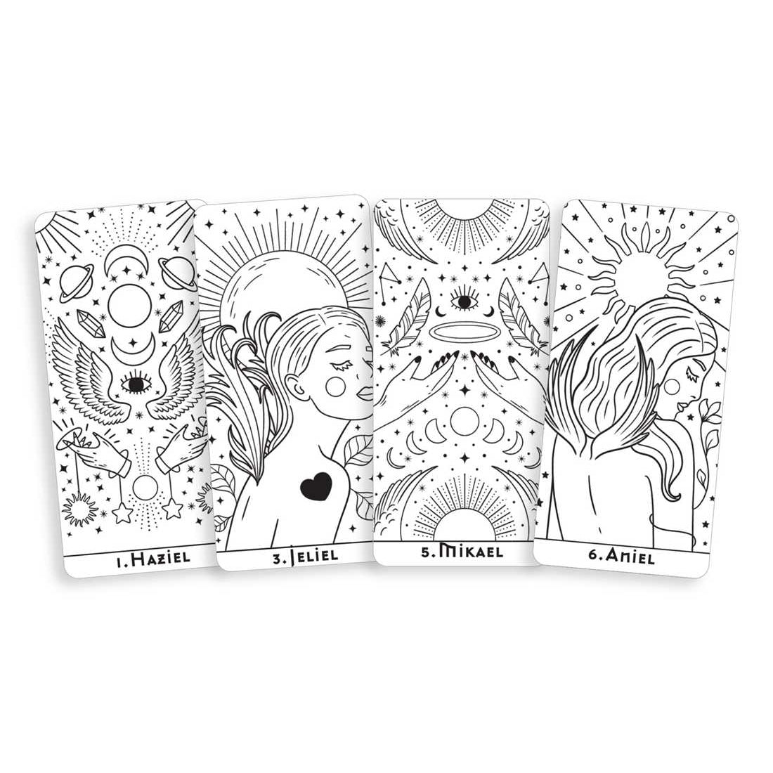 Angel Oracle Cards: Create and Color by Anne-Sophie Casper, Marion Blanc - Magick Magick.com