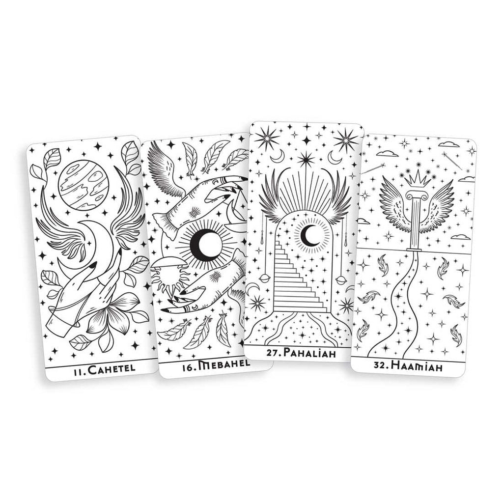Angel Oracle Cards: Create and Color by Anne-Sophie Casper, Marion Blanc - Magick Magick.com