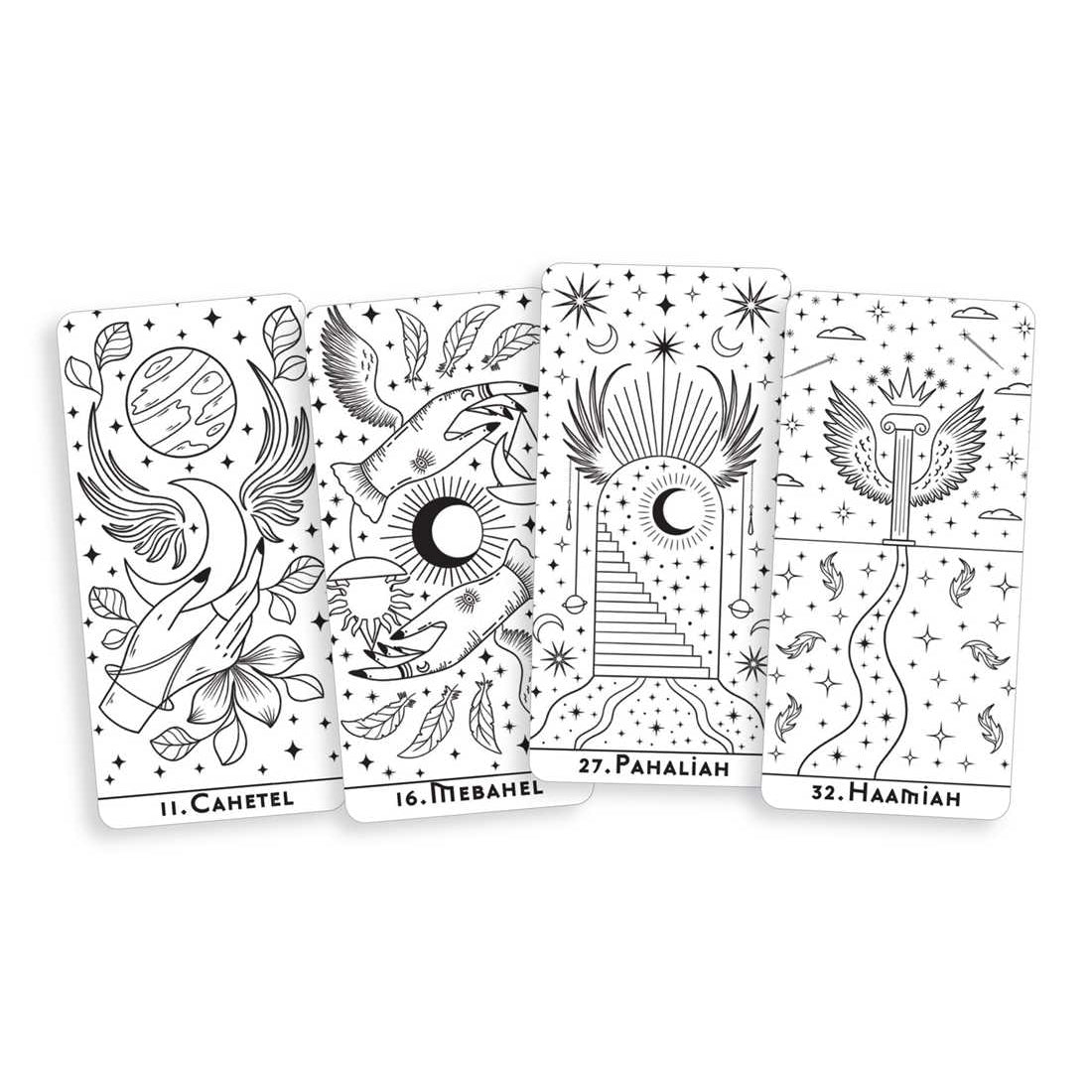 Angel Oracle Cards: Create and Color by Anne-Sophie Casper, Marion Blanc - Magick Magick.com