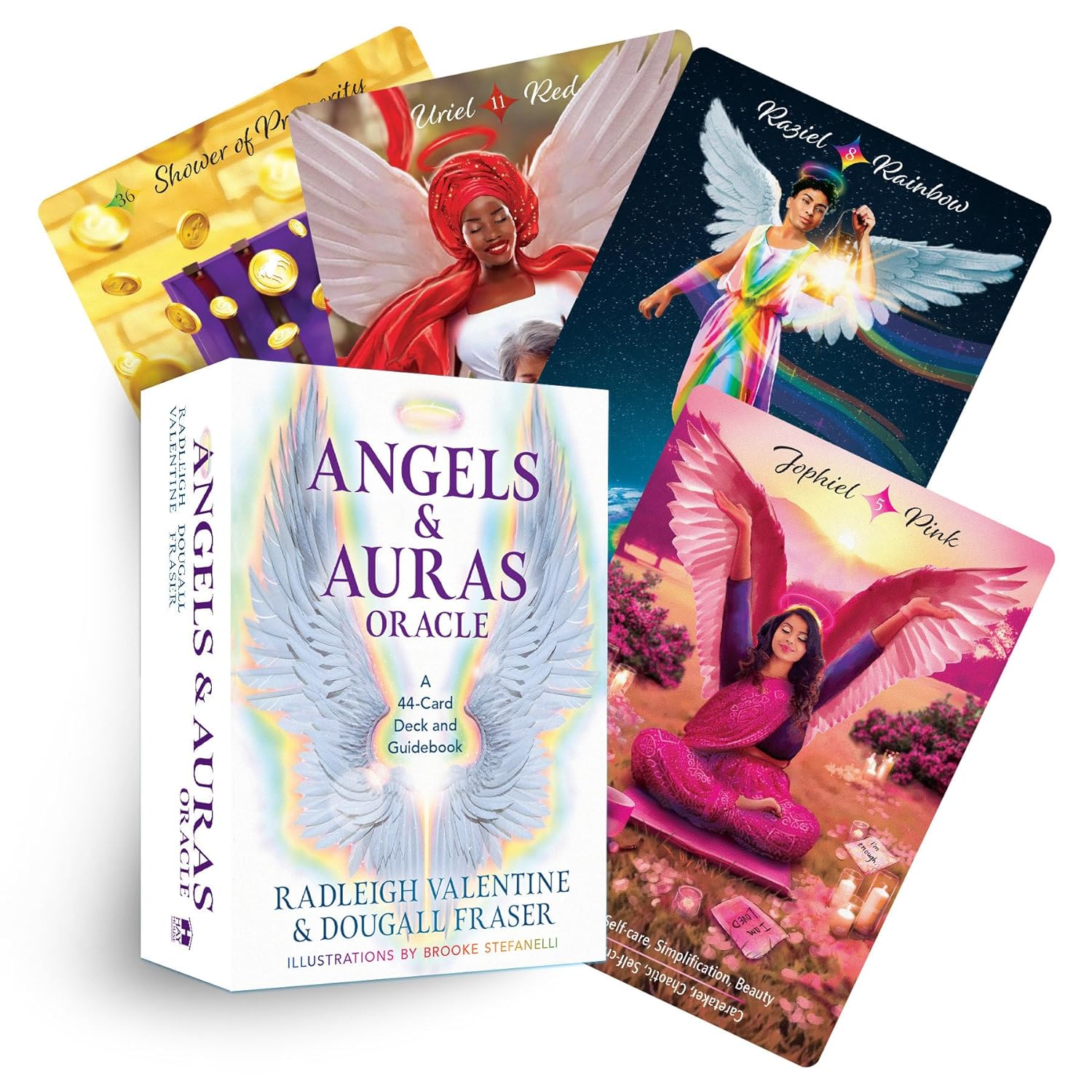 Angels & Auras Oracle by Radleigh Valentine, Dougall Fraser - Magick Magick.com