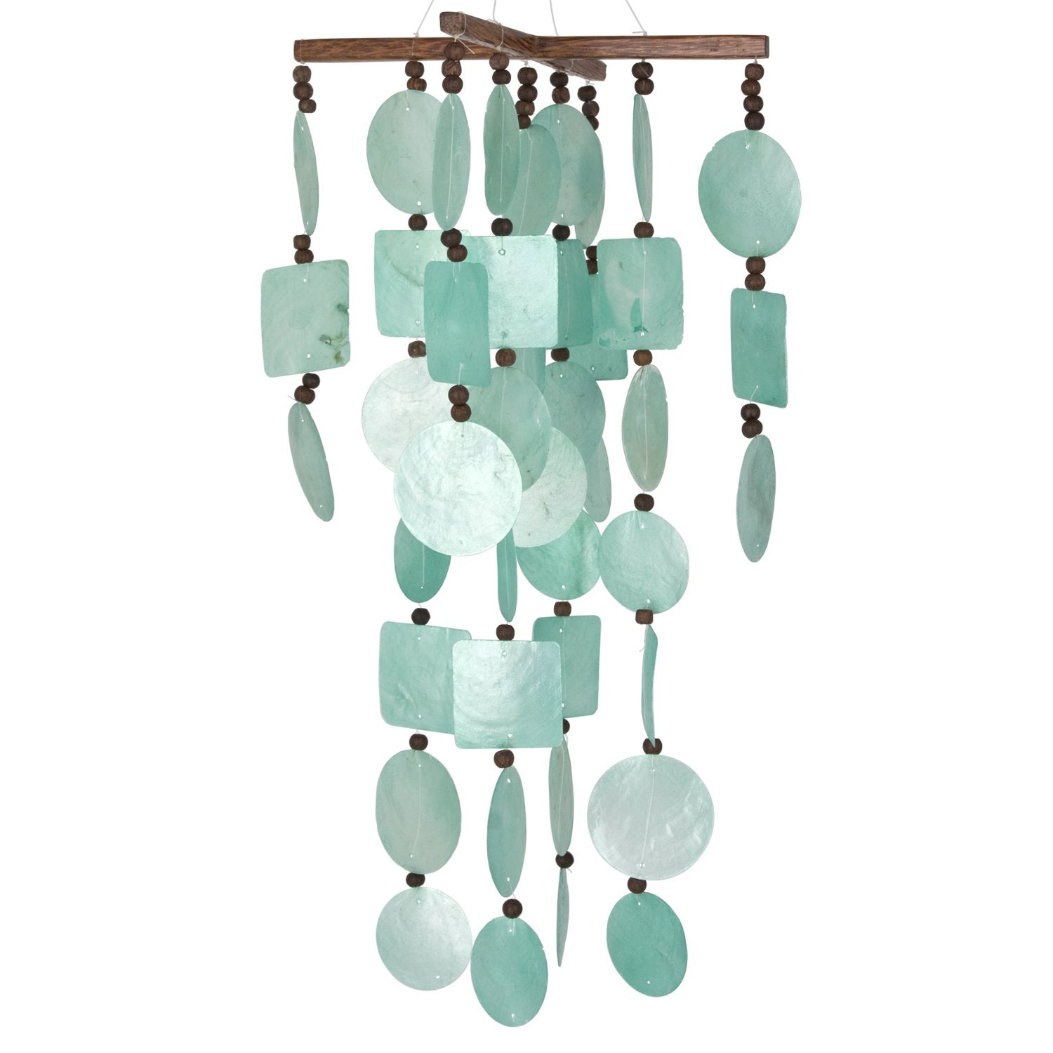 Aqua Capiz Chime - Magick Magick.com